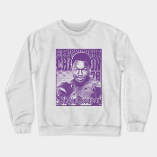 Larry Holmes Purple Crewneck Sweatshirt